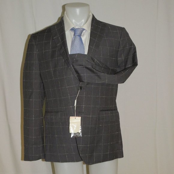 Domenico Vacca Super 130 Two Button Blazer 42R NWT - Picture 5 of 13